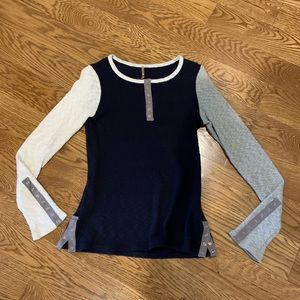 Pete Collection Boutique color block sweater XS